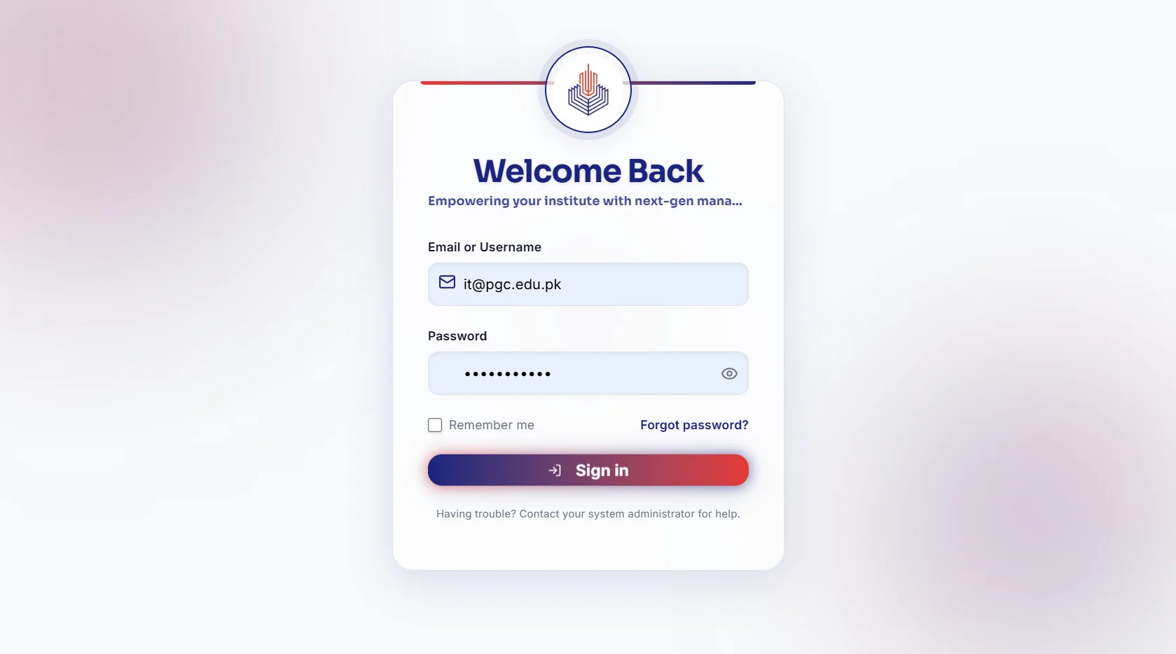 PGC — Web project by Hexicle
